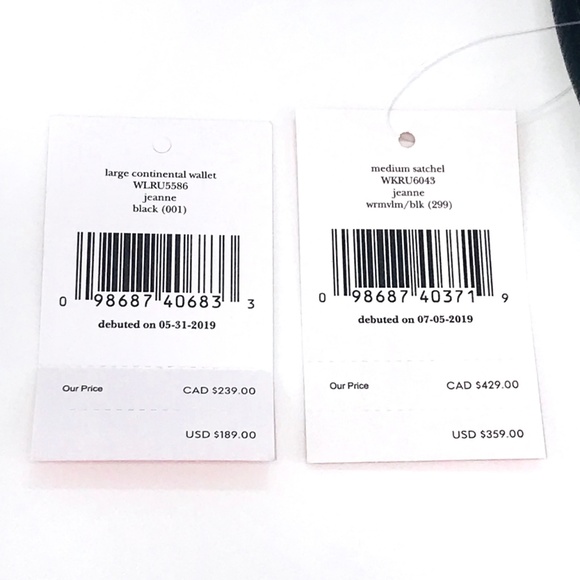 2PCS Kate Spade Jeanne Medium Satchel Wallet Set - Picture 8 of 8